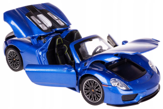 Porsche 918 Spyder Model Metal 01:24 Light Sound