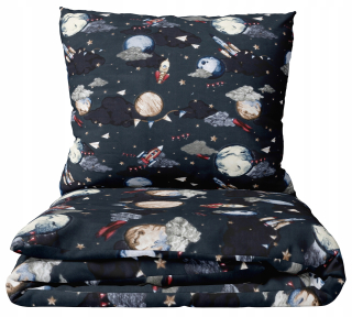 Detský set paplón, vankúš - Psie posteľná hliadka 140x200 Detská labka Piesski