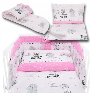 Detský set paplón, vankúš - Posteľná bielizeň 120x90 pre 120x60 postelí pre deti - 3el