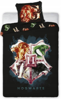 Detský set paplón, vankúš - Posteľná bielizeň 140x200 Harry Potter Cotton