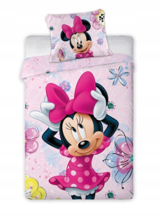 Detský set paplón, vankúš - Posteľná bielizeň 140x200 Disney Minnie Mause Mouse Minnie9