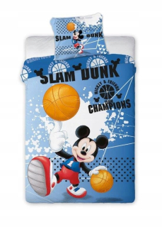 Detský set paplón, vankúš - Posteľná bielizeň 160x200 Disney Mickey Mouse Mickey 160/200