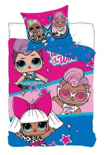 LOL bábiky - Obliečky 160x200 L.O.L LOL Doll v Kula Confetti