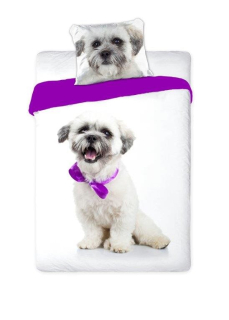 Detský set paplón, vankúš - Posteľná bielizeň 160x200 Maltese Dog York Shih Tzu