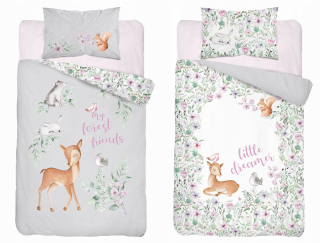 Detský set paplón, vankúš - 140x200 Glow Bedding Glow LEGO 3534 DD bloky