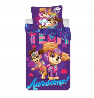 Paw Patrol - Bavlna Obliečky 140x200 Dog Patrol Film Sky