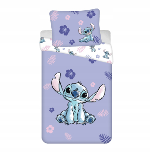 Detský set paplón, vankúš - Lilo a Stitch Stich Cotton Bedding 135x200