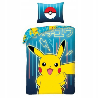 Pokémon - Bavlnené obliečky Pokemon Pikachu 140 x 200 cm