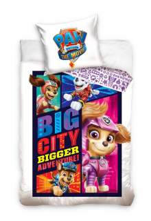 Paw Patrol - BAVLNENÉ POSTELE PSI PATROL FILM 160 x 200 cm