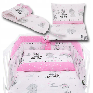 Detský set paplón, vankúš - Posteľná bielizeň pre detskú postieľku 120x60 detí 120x90 - 3el