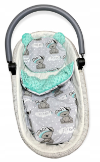 Perinky do kočíka - Posteľná bielizeň 50x75 + 25x35 cm pre kolísku Trolley Cotton Cradle