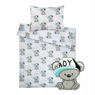 Detský set paplón, vankúš - 3D posteľná príroda bavlna 160x200 Čierny leopard