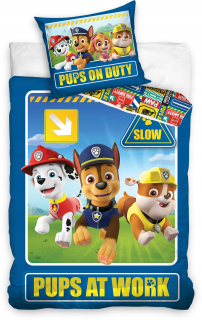 Paw Patrol - Detské obliečky 140x200 deti Dog Patrol Paw