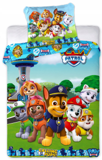 Paw Patrol - Detské obliečky 140x200 Dog Patrol Dogs Dogs 45