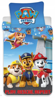 Paw Patrol - Detské obliečky 140x200 Dog Patrol Psy 46