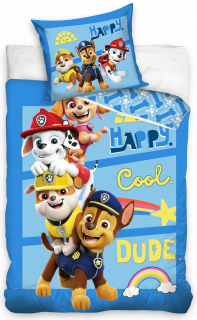 Paw Patrol - Detské obliečky 140x200 Dog Patrol Psy