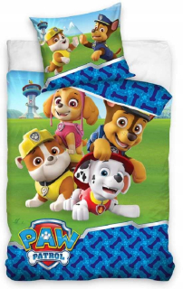 Paw Patrol - Detské obliečky 160x200 deti Dog Patrol Paw