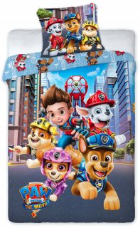 Paw Patrol - Detské obliečky 160x200 Dog Patrol Psy 01