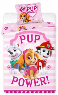 Paw Patrol - Detské obliečky 160x200 Dog Patrol Skye Dogs 24