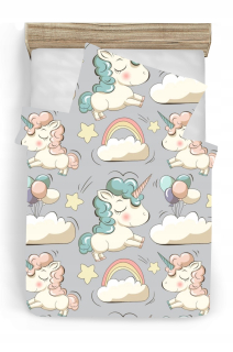 Detský set paplón, vankúš - Buldog Bedding 140x200 Cotton Bulldozer Dog