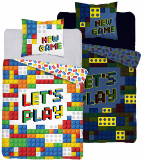 Detský set paplón, vankúš - Detské posteľné bavlnené vankúšiky 160x200