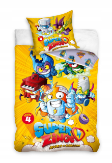 Super zings - Detské bavlnené posteľná bielizeň Super Zings 160 x 200