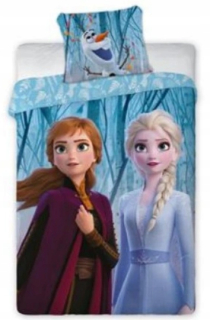 Perinky do kočíka - Detská podstielka Zmrazená krajina ľadu Elsa 160x200