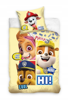 Paw Patrol - Detské obliečky PSI hliadka 100 x 135 bavlna