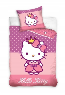 Detský set paplón, vankúš - Hello Kitty Kitty Cat Cat 160x200