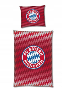 Detský set paplón, vankúš - Klubová podstielka 140x200 Bayern Mníchov vľavo