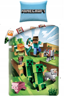 Minecraft - Lôžkoviny Minecraft Kilof TnT Steve Creeper 140x200