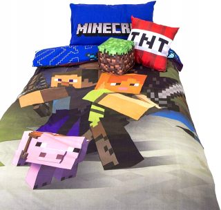 Lôžkoviny Minecraft Pokemon 140x200 Lego Cotton 24h