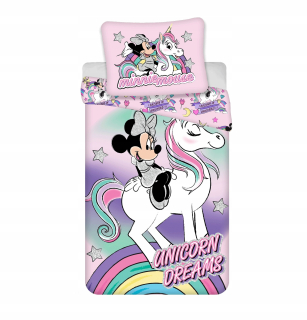 Detský set paplón, vankúš - Posteľná myš Minnie 140x200 Unicorn Unicorn