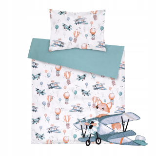 Detský set paplón, vankúš - Detská podstielka, detské 120 x 90