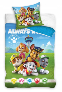 Detský set paplón, vankúš - Bavlnená mládežnícka posteľná bielizeň 140x200 Minionki