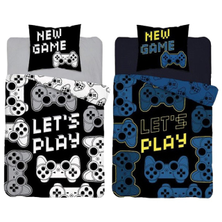 Detský set paplón, vankúš - Game Bedding Game Pad Gamer Poďme hrať 140x200