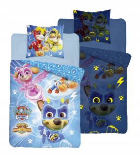 Detský set paplón, vankúš - Hliadka žiariaca podstielka 160x200cm Paw Patrol