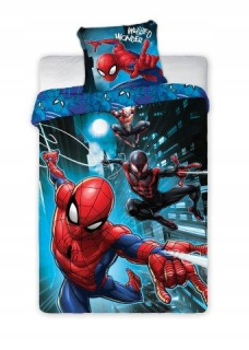 Detský set paplón, vankúš - Posteľná bielizeň Spiderman Spider-Man 140x200 Marvel 90