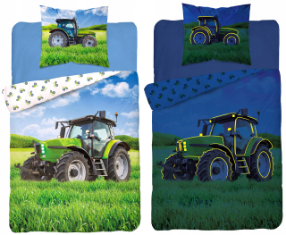 Detský set paplón, vankúš - Bavlnená podstielka nabíjanie 140x200 Shining