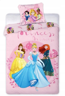 Detský set paplón, vankúš - Detské posteľné princezné 140x200 princezná