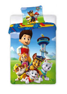 Detský set paplón, vankúš - Detská podstielka psa hliadka 100x135 Skye Dogs