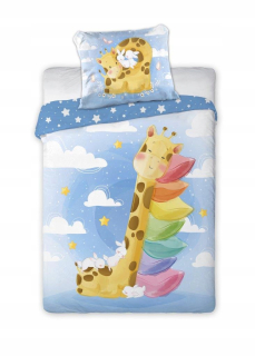 Detský set paplón, vankúš - 100x135 detská obliečka Mickey Miki 03b