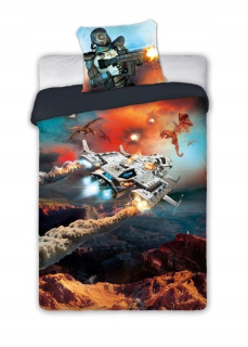 Detský set paplón, vankúš - Mládežnícka posteľná bielizeň hry Game Pad Gaming 140x200