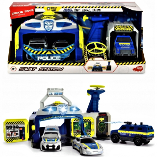 POLICE POLICE DICKIE 3 Vozidlá + launcher !!
