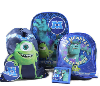 Detský kufor - Monstrózny medvedík medvedík Teddy Bag Bathpack BAG WALLET