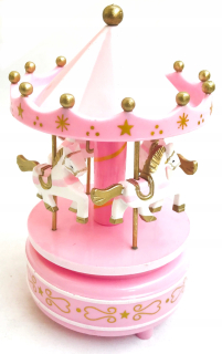 MUSIC BOX WITH kolotoč poníky TURN melódiu