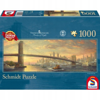 PQ Puzzle 1000 ks. THOMAS KINKADE Brooklynský most