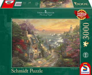 Pq puzzle 3000 kinkade dediny s majákom