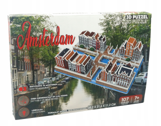 Pro-Lion 3D puzzle Amsterdam Old City maketa