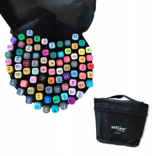 Pro alkoholické markery Dotknite sa 80 ks Marker Set